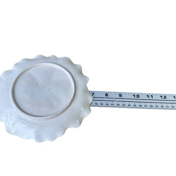 Vintage Fitz & Floyd April Flowers Pansy Salad Plates 7" Ceramic Lot of 4 Floral - Picture 7 of 9